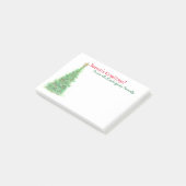 Personalisierte Weihnachts-Post-it-Notizen Post-it Klebezettel (angewinkelt)