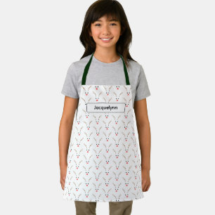 Personalisierte Weihnachts-Rentier-Schürze Schürze