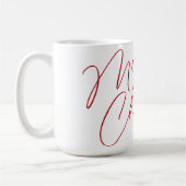Personalisierte Weihnachts-Script-Tasse | Custom Kaffeetasse (Links)