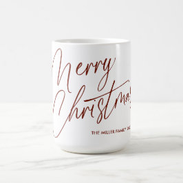 Personalisierte Weihnachts-Script-Tasse | Custom Kaffeetasse