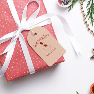 Personalisierte Weihnachts-Snowman Rubber-Briefmar Gummistempel