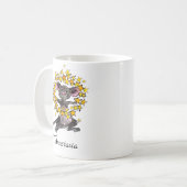 Personalisierte Weihnachts-Star-Maus Kaffeetasse (Vorderseite Links)
