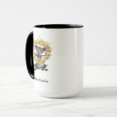 Personalisierte Weihnachts-Star-Maus Tasse (Vorderseite Links)