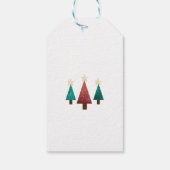 Personalisierte Weihnachtsbäume Geschenkanhänger (Rückseite)