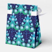 Personalisierte Weihnachtsbaumen Muster Gefälligke Geschenkschachtel (Rückseite)