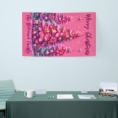 Personalisierte Weihnachtsbaumfamilie Banner (Messeveranstaltung)