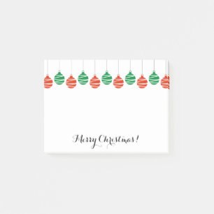 Personalisierte Weihnachtsbaumkugel Post-it Klebezettel