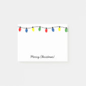 Personalisierte Weihnachtsbaumlichter Post-it® Not Post-it Klebezettel (Vorderseite)