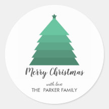 Personalisierte Weihnachtsbaummarke