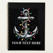 Personalisierte Weihnachtsbeleuchtung Bootfahren S Planer (Vorderseite)