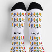 Personalisierte Weihnachtsbeleuchtung   Socken (Oben)