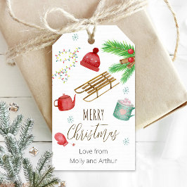 Personalisierte Weihnachtsbilder Geschenkanhänger