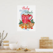 Personalisierte Weihnachtscreme Poster (Küche)