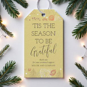 Personalisierte Weihnachtsdankeschöns für Unterneh Geschenkanhänger