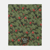 Personalisierte Weihnachtsdecke Fleecedecke (Vorderseite)