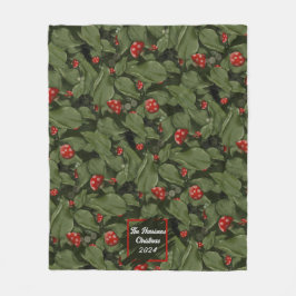Personalisierte Weihnachtsdecke Fleecedecke