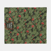 Personalisierte Weihnachtsdecke Fleecedecke (Vorderseite (Horizontal))