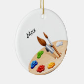 Personalisierte Weihnachtsdekoration Keramik Ornament (Rechts)