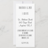 Personalisierte Weihnachtseinladung für Babyboys Einladung (Rückseite)