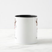Personalisierte Weihnachtsfamilien mit Monogram Tasse (Zentrum)