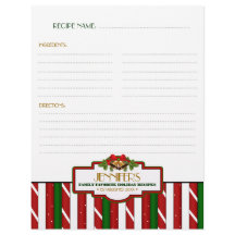 Personalisierte Weihnachtsfamilienrezeptur Binder 