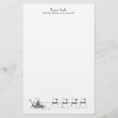 Personalisierte Weihnachtsfeier Briefpapier (Vorderseite)