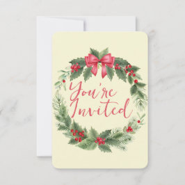 Personalisierte Weihnachtsfeier Einladung