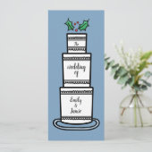 Personalisierte Weihnachtsfeier Einladung (Stehend Vorderseite)