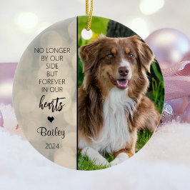 Personalisierte Weihnachtsfeier für Hunde Keramik Ornament