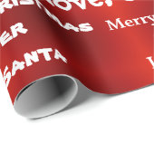 Personalisierte Weihnachtsfeier Geschenkpapier (Rolleneckpunkt)