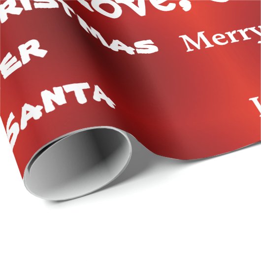 Personalisierte Weihnachtsfeier Geschenkpapier (Rolleneckpunkt)