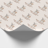 Personalisierte Weihnachtsfeier Geschenkpapier (Ecke)