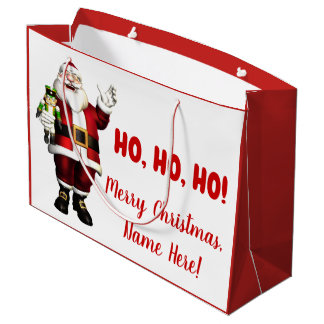 Personalisierte Weihnachtsfeier Große Geschenktüte