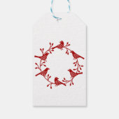 Personalisierte Weihnachtsfeier im skandinavischen Geschenkanhänger (Rückseite)