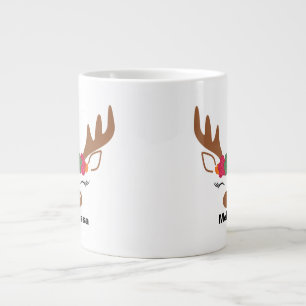Personalisierte Weihnachtsfeier Jumbo-Tasse
