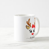 Personalisierte Weihnachtsfeier Kaffeetasse (VorderseiteRechts)