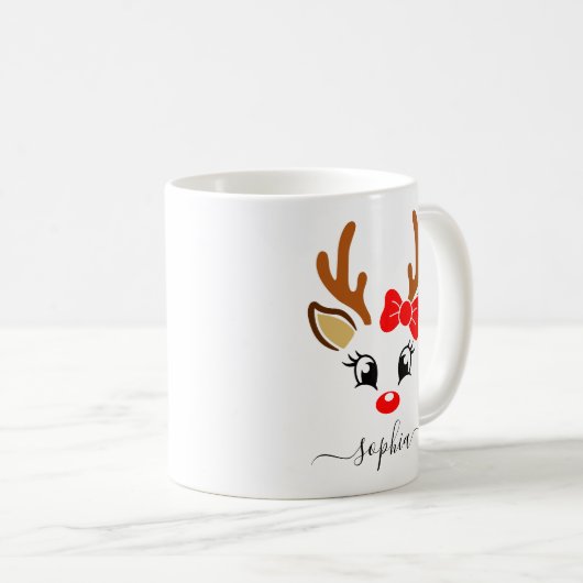 Personalisierte Weihnachtsfeier Kaffeetasse (VorderseiteRechts)