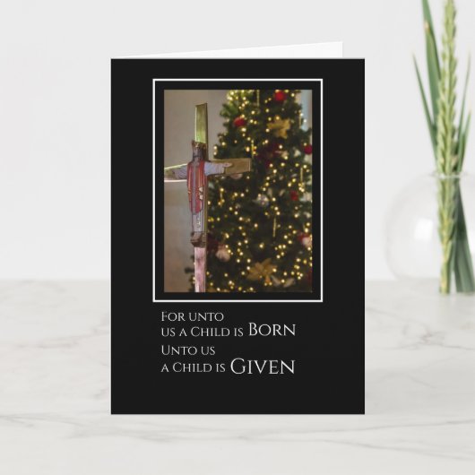 Personalisierte Weihnachtsfeier Karte (Vorderseite)