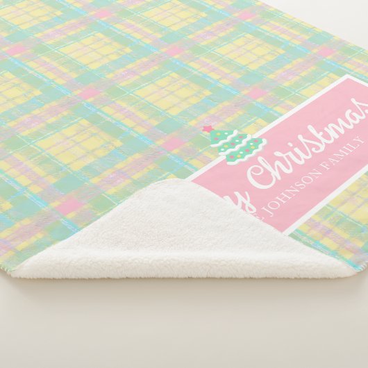 Personalisierte Weihnachtsfeier Sherpadecke (3/4)