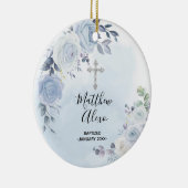 Personalisierte Weihnachtsfeier Taufe Keramik Orna Ornament (Rechts)