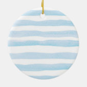 Personalisierte Weihnachtsfeier Taufe Keramik Orna Ornament (Hinten)