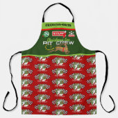 Personalisierte Weihnachtsfeierabend Crew Schürze (Vorderseite)