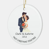 Personalisierte Weihnachtsfeierlichkeiten mit Orna Keramik Ornament (Links)