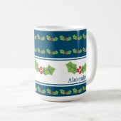 Personalisierte Weihnachtsfeiern & Berries Kaffeetasse (VorderseiteRechts)