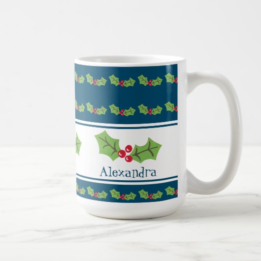 Personalisierte Weihnachtsfeiern & Berries Kaffeetasse (Rechts)