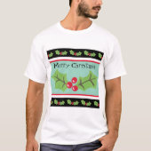 Personalisierte Weihnachtsfeiern & Berries T-Shirt (Vorderseite)