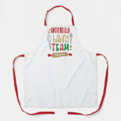 Personalisierte Weihnachtsfeiertage Backen Schürze (Vorderseite)