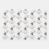 Personalisierte Weihnachtsfeiertage Geschenkpapier Set (Vorderseite 2)