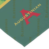 Personalisierte Weihnachtsfeiertage in Red Green G Kurzer Tischläufer (Ecke)