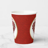 Personalisierte Weihnachtsfeiertage Pappbecher (Links)